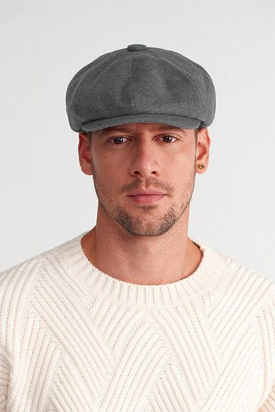 Külah Men's Gray Cap Baretta Blinders Hat