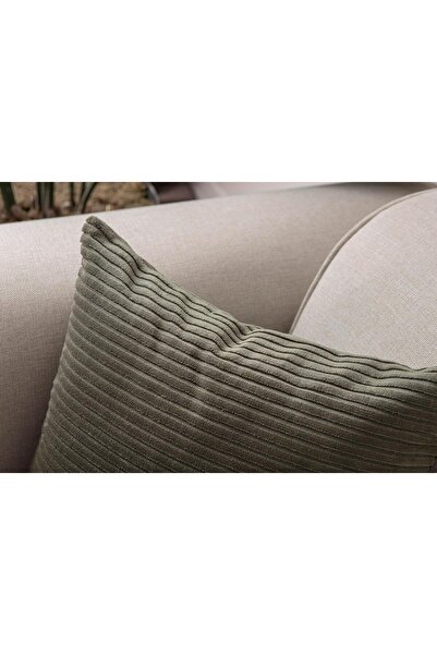 Markaev Set of 2 Ribbed Throw Pillow Covers