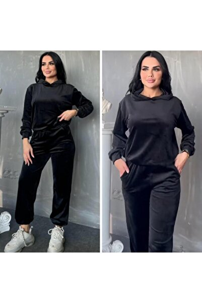 CİXAPLE Costum din catifea cu glugă