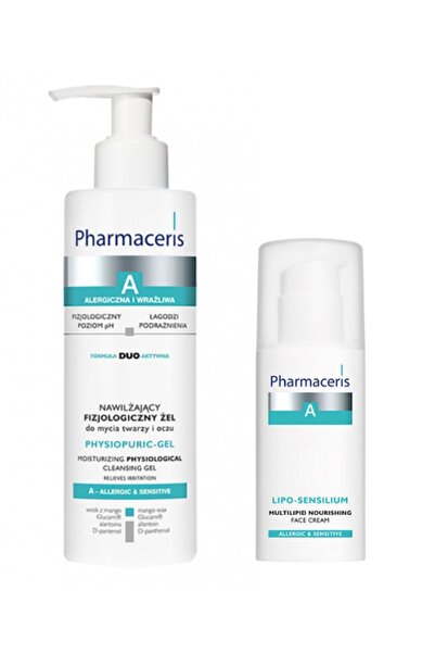 Pharmaceris Smoothing Skin, Moisturizing Cleansing Gel Repairing Face Cream 3126