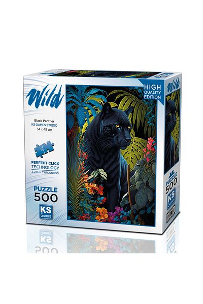 Ks Games Black Panther with a Tropical 500 Piece Puzzle
