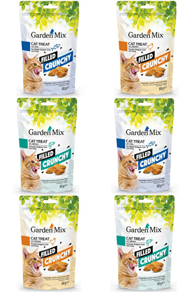 Gardenmix İçi Dolgulu Karışık Kedi Ödülü 60gr - 6 Adet