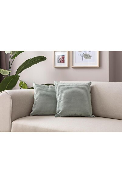 Markaev Set of 2 Ribbed Throw Pillow Covers