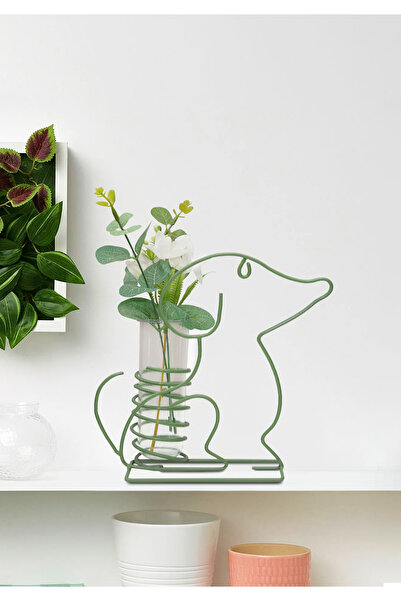 HOMİNG Homing Dekoratif Köpek Figürlü Çiçeklik 241800