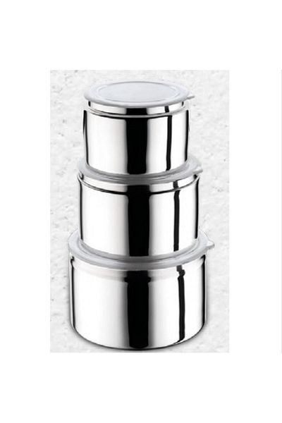 SILA 3-Piece Steel Berfin Storage Container