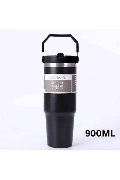 MIBRU vacuum thermos cup 900ml black