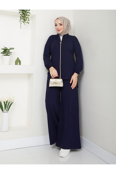 Moda Krash Modal Fabric Cardigan Sports Suit