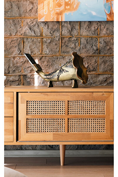 HANMADE EL BOYAMASI (SARI KABARTMA DESENLİ) KIRMIZI TOPRAKTAN ÇÖMLEK AKUSTİK ...