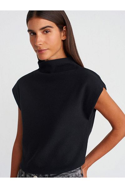 Dilvin 31342 Di̇lvin Soft Textured Knitted Sueveter