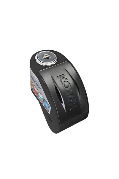 KOVIX 6MM ALARMLI DİSK KİLİDİ SİYAH KT6/CB-BK