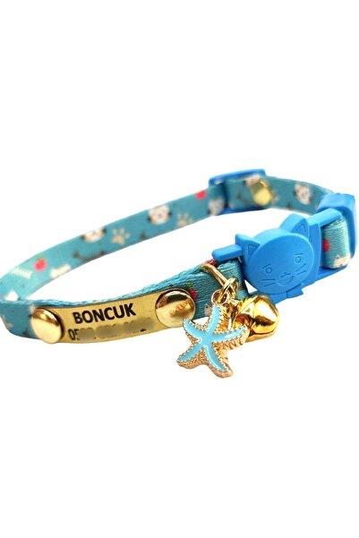 Ayz Aksesuar Güvenlik Kilitli Kedi Tasması, isimli Kedi Tasması, Kedi Künyesi, Kedi isimlik, Safety Click Tasma