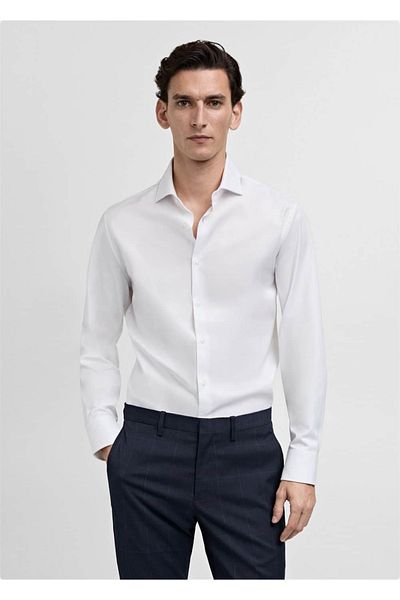 MANGO Man Tvarovaná košile Regular Fit