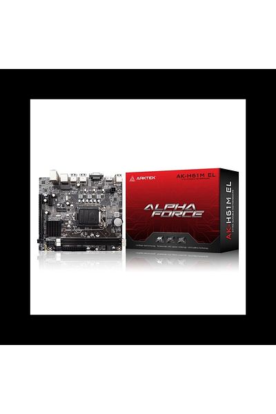 arktek Alpha Force, Ak-h61m El, 2xddr3, M.2, D-sub, Hdmı, 2-3.nesil, Lga1155 Soket, Anakart