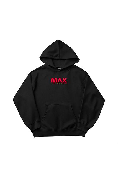 SVART WEAR Υπερμεγέθη φούτερ με κουκούλα με κουκούλα Max Verstappen F1 Design