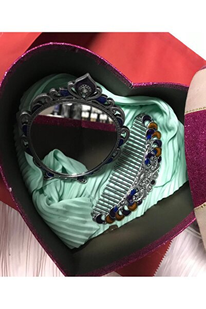 GA Mark Vintage Metal Dekoratif El Makyaj Büyük Ayna Lüks Pirinç İşleme HEDİY...