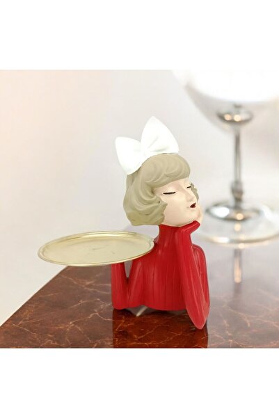 ufak dusler atölyesi tepsi tutan kız sunumluk