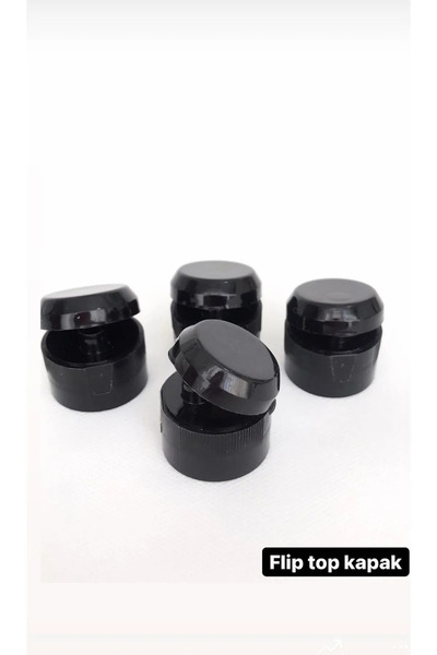 Guridda Home Design 28 mm Fliptop Kapak Siyah 1 Adet Sabunluk kapağı