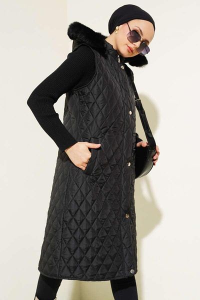 modasindoma Women's Argyle Quilted Vest