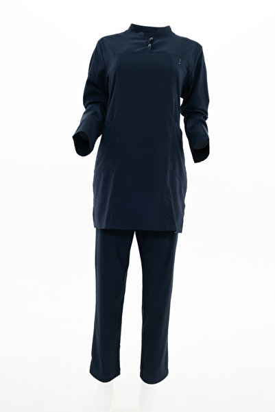 Ehil Lacivert Renk Tek Üst Uniforma Doktor/Hemsire Forması