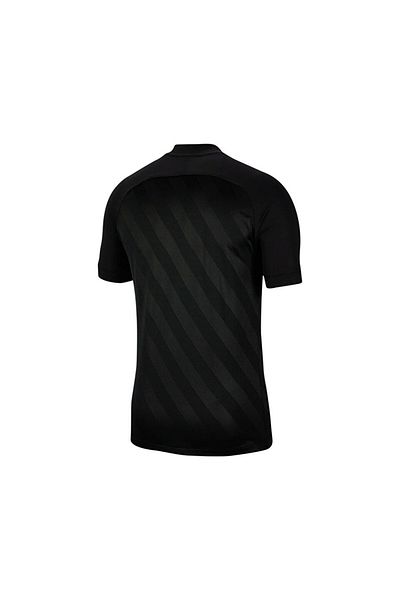Nike Μαύρη ανδρική φανέλα ποδοσφαίρου - M Dri Fit, BV6703-010 Chalng III Jsy SS