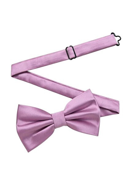 Uniquetrenders Papion din satin de culoare solidă pentru bărbați