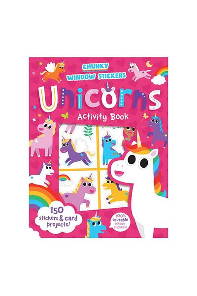 Imagine That Chunky Window Stickers - Unicorn Activty Book