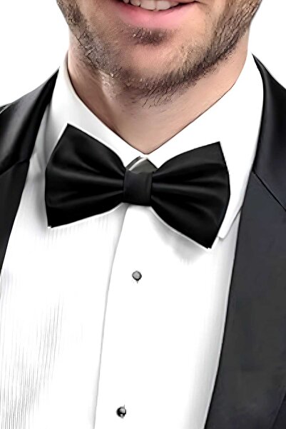 Uniquetrenders Ανδρικό μονόχρωμο σατέν παπιγιόν