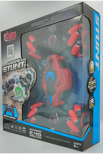 Vardem Uzaktan Kumandalı Full Fonksiyon Şarjlı Akrobat Araba Kırmızı