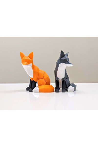 Genel Markalar 3d Yapboz - Mıknatıslı 3d Tilki Puzzle / 3d Tilki Yapboz (TURUNCU)