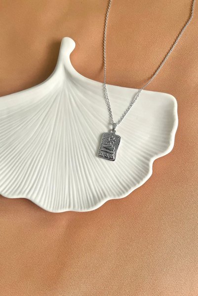 Alexis Carrel Antique Sun Symbol Women's Necklace, Tarot Necklace