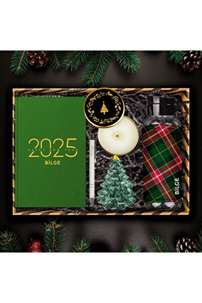 EJOYA Kişiye Özel Hoş Geldin 2025 & Ekose Tasarım Yeni Yıl Hediye Kutusu 112673