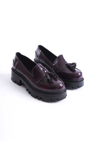 ERNİLA PANTOFI PANTOFI LOAFER CU CIUCURI PIELE VERITĂ