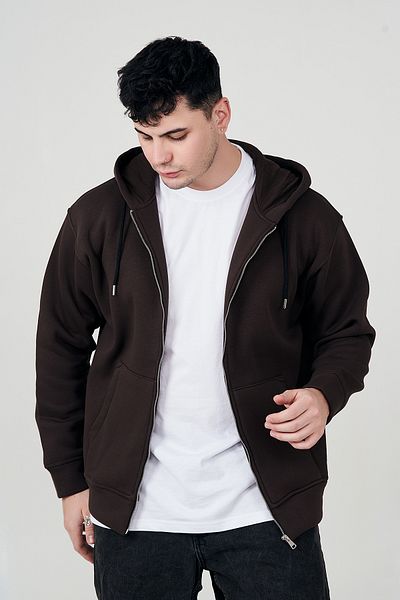 MBEY1989 Φούτερ Unisex με φερμουάρ με κουκούλα Mbey