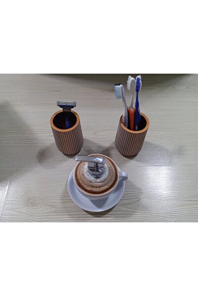 Lider MAGNESİA Liquid Soap Dish + Multipurpose Box Set of 2