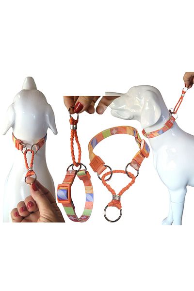 VSLT HANDMADE Small Irk Martingale Training Leash