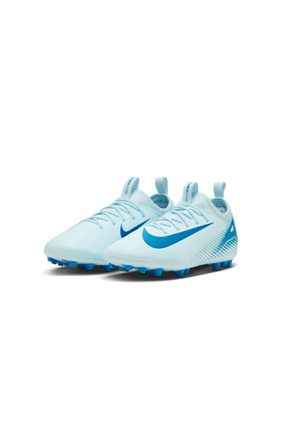 Nike Youth Hard Ground Football Boots Jr. Mercurial Vapor 16 Academy A.G Blue (Buy 1 Size Larger)