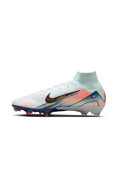 Nike Green Men's Grass Floor Football Shoes - Fz1385-300 Mercurial Zm Superfly 10 Elite Mds Fg