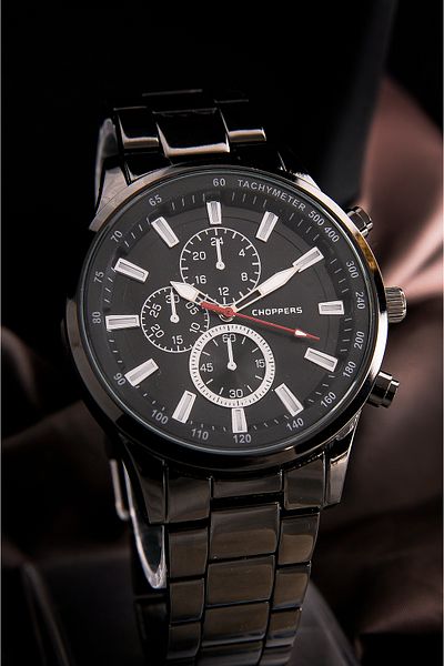 SPOLO Steel Cord Waterproof Men's Wristwatch