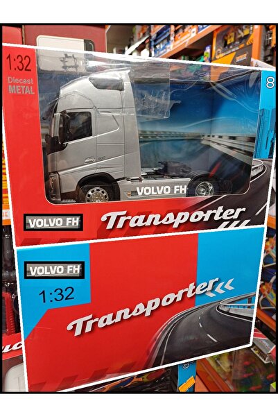 OYUNCAKSAHİLİ VOLVO FH METAL TIR KAFASI KONTEYNER TAŞIYICI 18x11CM BÜYÜK MODE...