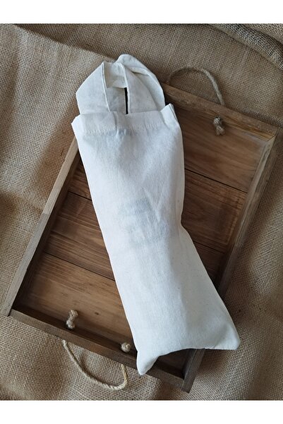 Bezza Şişe Çantası Hambez Kumaştan Yılbaşı Şarap Şişesi Çantası 2 Adet