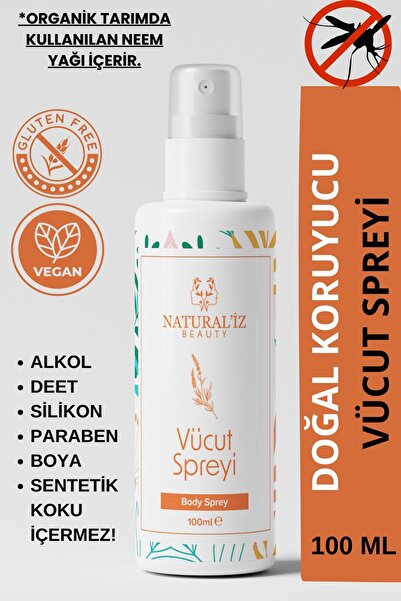 Natural'iz Beauty Doğal Koruyucu Vücut Spreyi