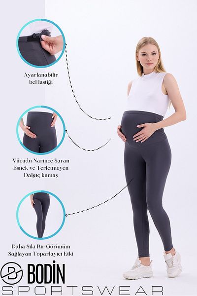 bodin Maternity Leggings - Adjustable Waist Recovery