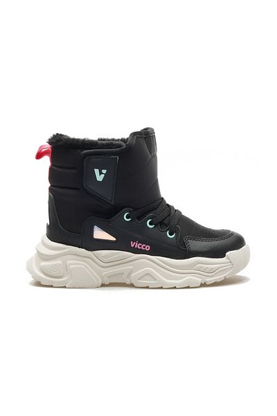 Vicco Unisex παιδικές μπότες χιονιού εξωτερικού χώρου - 24k 943.466 Fu Black