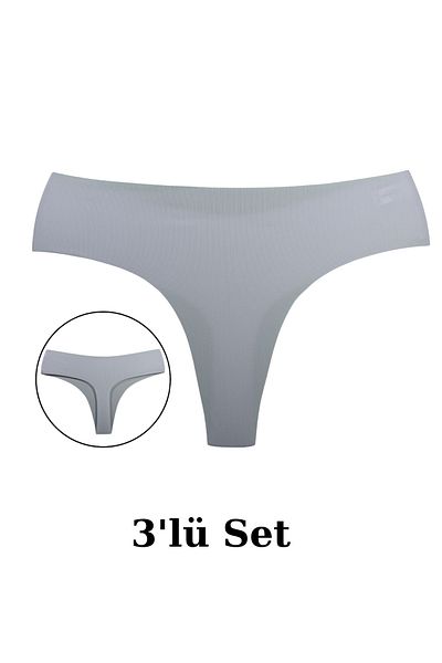 PJ & Me Set de șiruri pentru femei, cu tăiere cu laser, extra flexibil, de culoare albă, din 3 piese