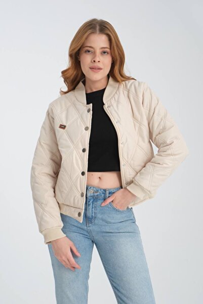 Reji معطف قصير بنمط الماس