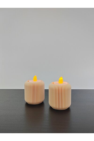stilcraft Modern Tealight LED Mumluk 2'li set