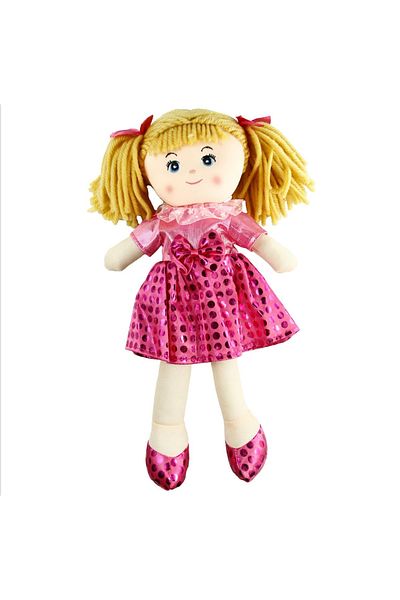 BYCEGU 83368 Pink Sequin 37cm Toy Cloth Doll Product Is a Piece