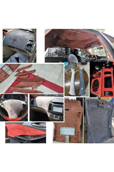 RAVZADERİ Arkası Yapışkanlı Alcantara Süet Kumaş 50 x 70 Cm