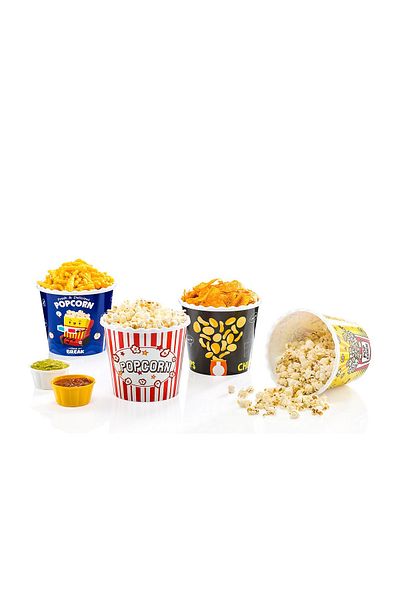INTEREV Popcorn Popcorn Bucket - Chips Box