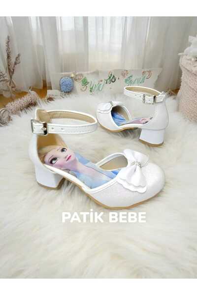 PATİK BEBE Kız Çocuk Beyaz Renk Topuklu Ayakkabı